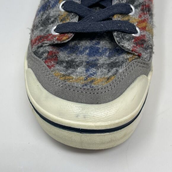 Keen Elsa IV Sneakers Womens 8 Gray Plaid Houndstooth Fabric Preppy Shoes main image 3